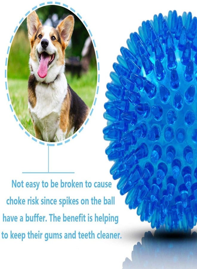 Pet Guard Squeaky Balls for Dogs Puppy Chew Toys Soft Stab Balls Cleaning Teeth Toys Play Balls with High Bounce for Large Medium Small Pet Dog 1 Piece (Color May Vary) - Image 2